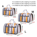 Portable Breathable Pet Carrier Bag for Small to Medium Dogs and Cats-My Little Pet