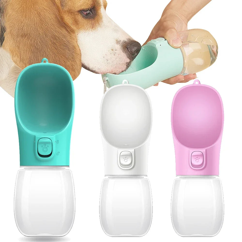 Portable Leakproof Dog Water Bottle - Travel Drinking Bowl for Small & Large Pets - My Little Pet