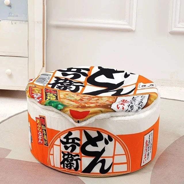 Trendy Instant Noodle Cat Bed – Cozy and Creative Sleeping Litter for All Seasons-My Little Pet