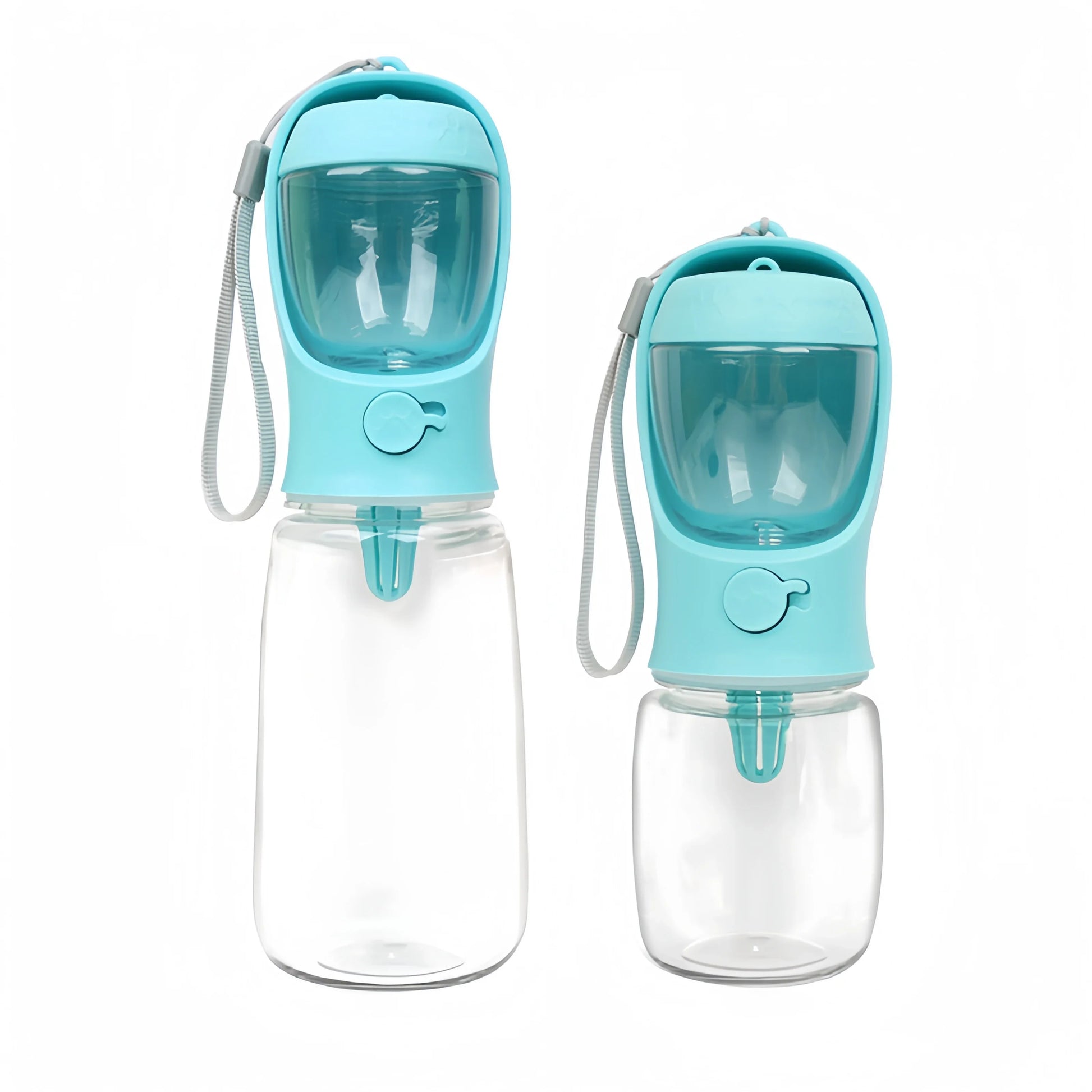 Portable Pet Water Bottle with Food Storage - Outdoor Travel Feeder for Dogs & Cats - My Little Pet