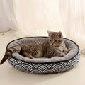 Reversible Dog Bed for Small to Medium Breeds - Soft, Washable Cotton Basket-My Little Pet