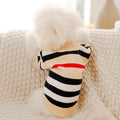 Luxury Striped Sweater for Small Pets - Chihuahua, Bichon Frise, and Cats-My Little Pet