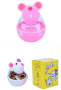 Interactive Mouse Tumbler Cat Toy with Food Dispenser-My Little Pet