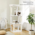 Multi-Level Cat Tree with Condo and Scratching Posts-My Little Pet