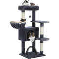 Plush Cat Tree Tower with Cozy Hammock and Scratching Posts-My Little Pet