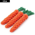 Set of Durable Rope Toys for Dogs – Chew and Tug Play (Carrot & Knotted Designs)-My Little Pet