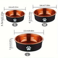 Non-Slip Stainless Steel Dog Bowls for All Sizes-My Little Pet