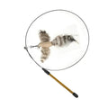 Interactive Feather Teaser Cat Toy with Bell and Suction Cup-My Little Pet