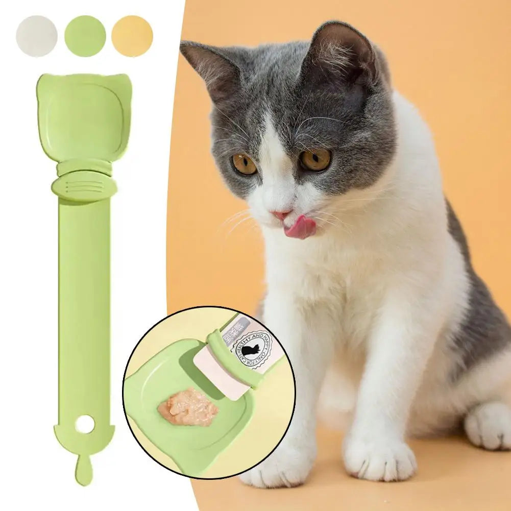 Cat Feeding Spoon for Wet and Semi-Liquid Foods-My Little Pet