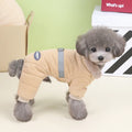 Winter Dog Overalls with Fur Collar and D Ring for Small Breeds-My Little Pet