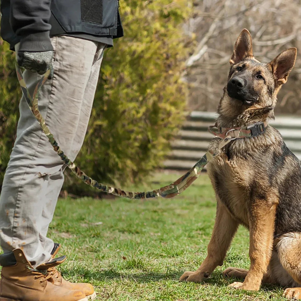 Adjustable Tactical Dog Collar for Medium and Large Dogs-My Little Pet