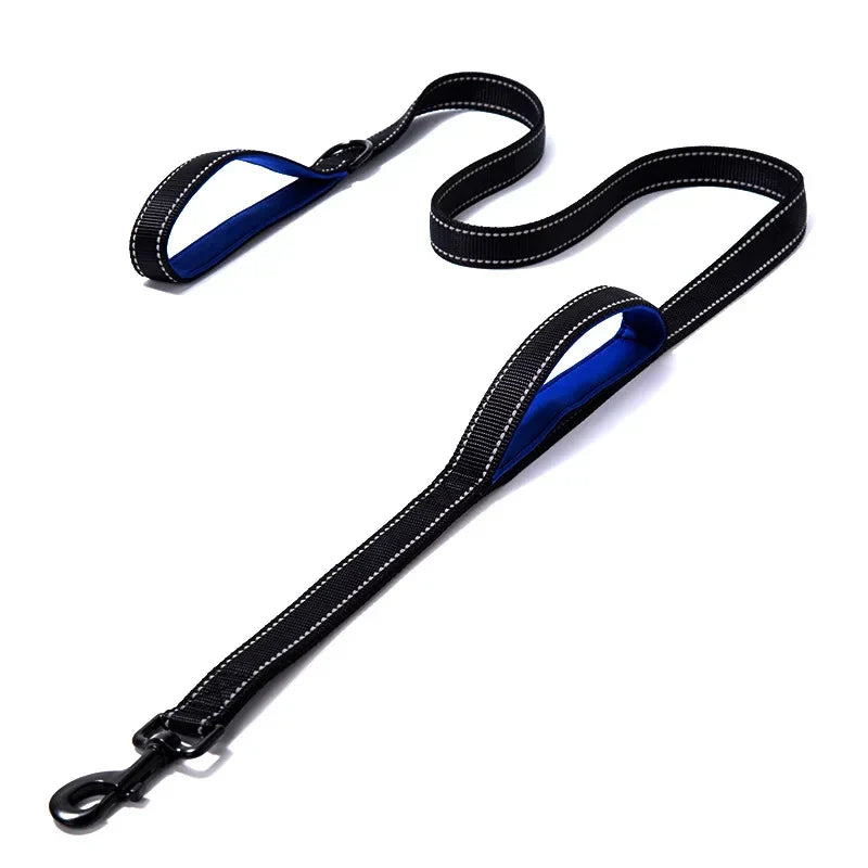 Heavy Duty Double-Handled Dog Leash for Training and Safety-My Little Pet