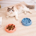 Slow Feeder Cat Bowl - Anti-Gulping, Non-Slip Design-My Little Pet