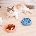 Slow Feeder Cat Bowl - Anti-Gulping, Non-Slip Design-My Little Pet