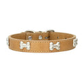 Premium Leather Dog Collar - Durable, Personalized Collars for All Dog Sizes-My Little Pet