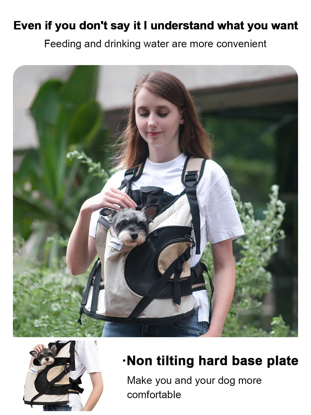 Breathable Pet Carrier Sling Bag for Small Dogs and Cats-My Little Pet