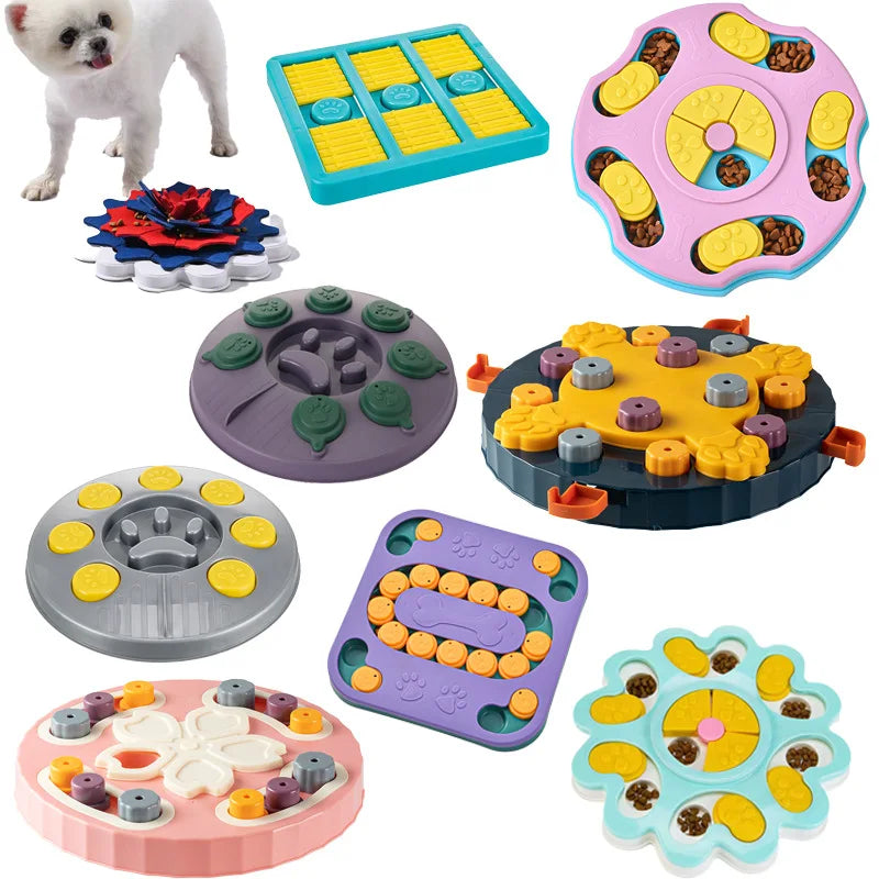 Interactive Dog & Cat Puzzle Feeder Toy - Enhances IQ and Slows Eating-My Little Pet