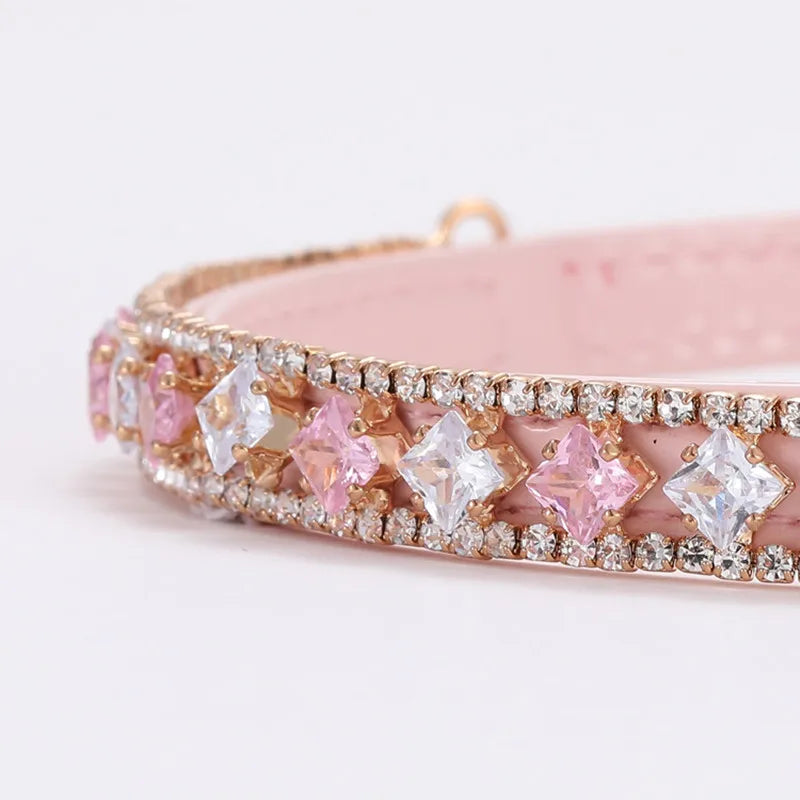 Elegant Pearl and Rhinestone Pet Collar-My Little Pet