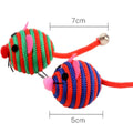 Interactive Nylon Rope Ball Toy with Bell for Cats-My Little Pet