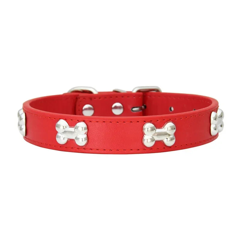 Premium Leather Dog Collar - Durable, Personalized Collars for All Dog Sizes-My Little Pet