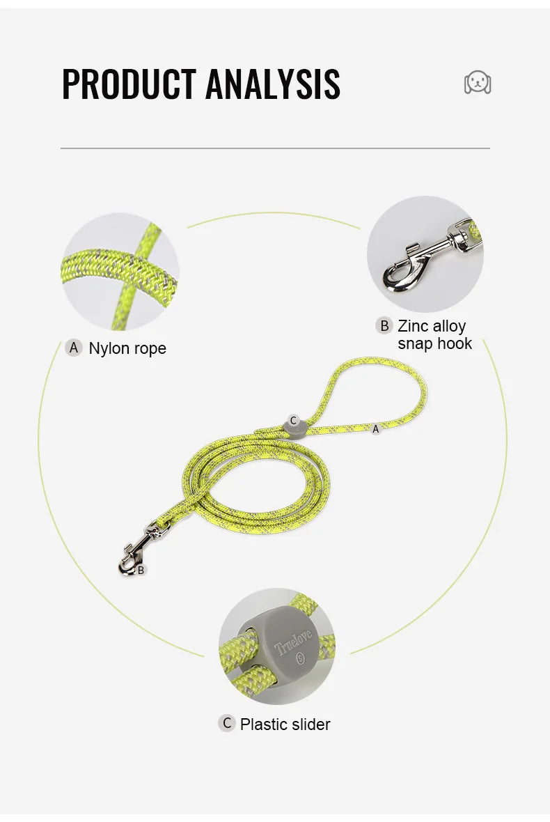 Truelove Fashion Nylon Rope Dog Leash for Small Pets-My Little Pet