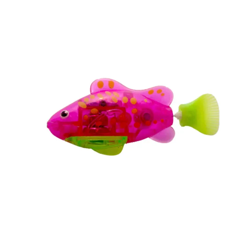 Interactive LED Swimming Robot Fish Toy for Cats-My Little Pet