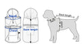 Waterproof Reflective Raincoat for Large Dogs-My Little Pet