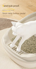 Dinosaur-Themed Cat Litter Box for Large Cats-My Little Pet