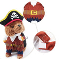 Pirate Costume for Cats and Dogs - Halloween and Party Dress-Up Outfit-My Little Pet