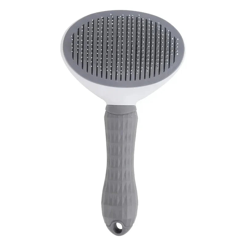 Self-Cleaning Pet Hair Removal Comb - Cat and Dog Grooming Slicker Brush-My Little Pet