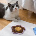 Sunflower Silicone Slow Feeder Mat for Small Dogs and Cats-My Little Pet