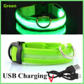 Rechargeable LED Dog Collar - Adjustable, Luminous Safety Collar for Pets-My Little Pet