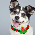 Festive Holiday Pet Bowtie Collar with Seasonal Design-My Little Pet