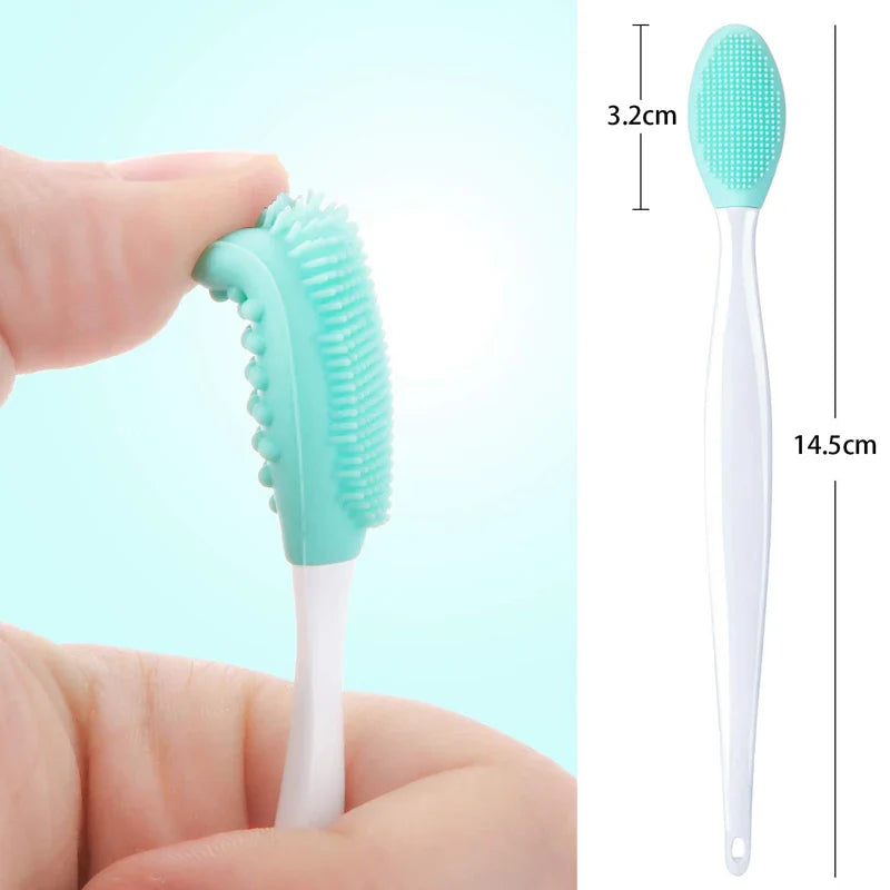 Soft Silicone Cat Grooming Brush for Chin Acne & Blackhead Care-My Little Pet