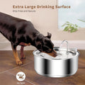 8L Stainless Steel Automatic Pet Water Dispenser with Smart Sensor for Dogs and Cats-My Little Pet