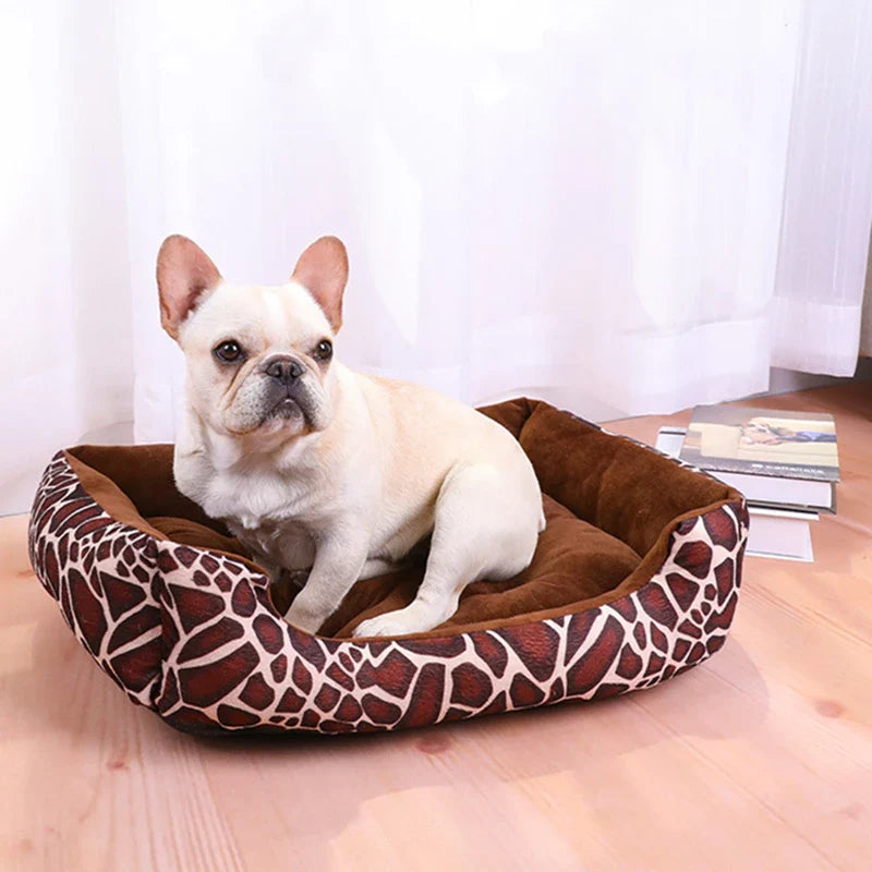 Luxury Plush Pet Bed for Dogs and Cats - All-Season Comfort-My Little Pet