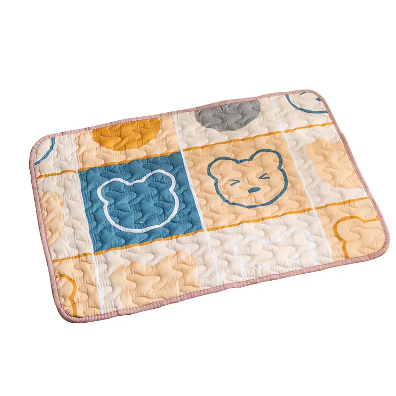 Eco-Friendly Non-Slip Washable Cotton Pet Mat for Dogs and Cats-My Little Pet