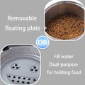 Stainless Steel Dog Water Bowl with No-Spill Design-My Little Pet