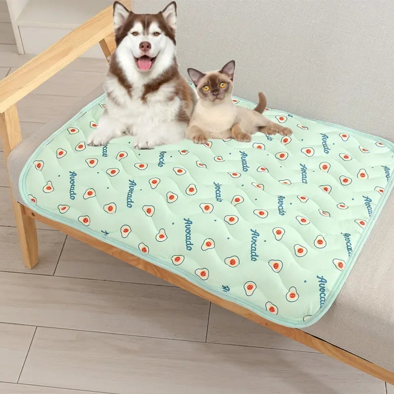 Cooling Pet Mat for Dogs and Cats - Breathable, Washable and Portable Bed Mat-My Little Pet