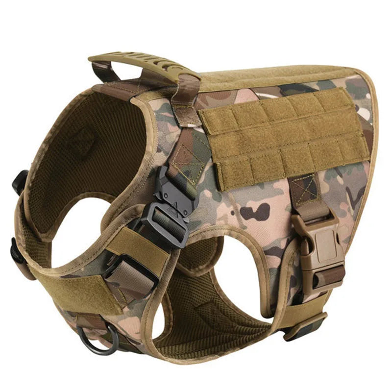 Tactical Dog Harness and Leash Set for All Dog Sizes-My Little Pet