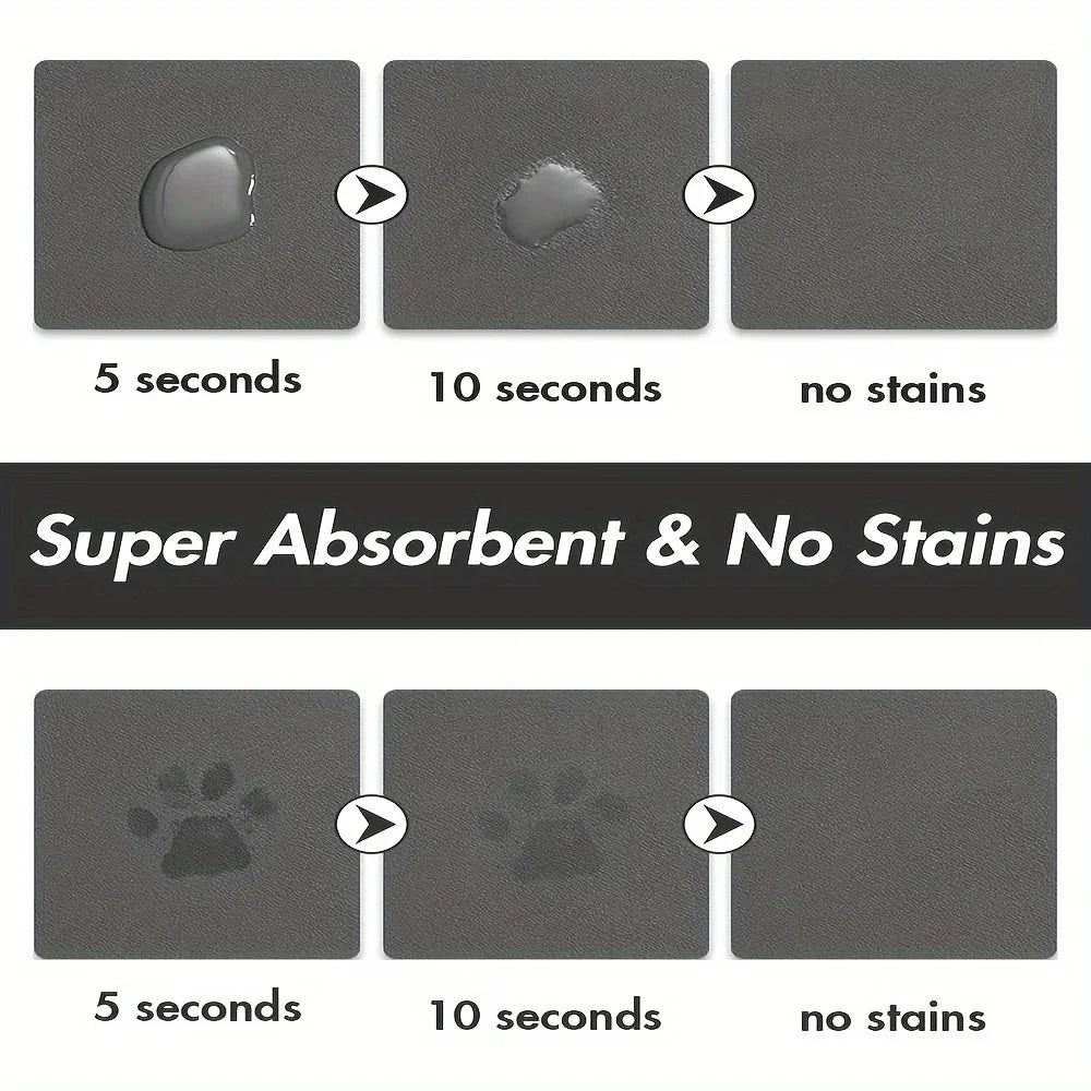 Durable Non-Slip Pet Mat for Dogs and Cats-My Little Pet