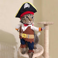 Pirate Costume for Cats and Dogs - Halloween and Party Dress-Up Outfit-My Little Pet