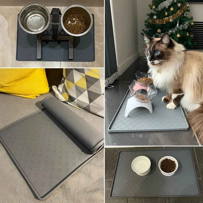 Silicone Waterproof Pet Placemat for Dogs and Cats-My Little Pet