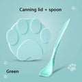 Silicone Pet Food Can Lid with Integrated Spoon-My Little Pet