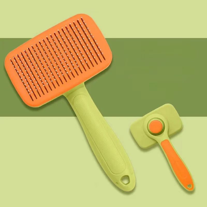 Self-Cleaning Pet Grooming Brush for Dogs and Cats-My Little Pet