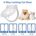 Magnetic Pet Screen Door with Lock for Small Dogs and Cats-My Little Pet