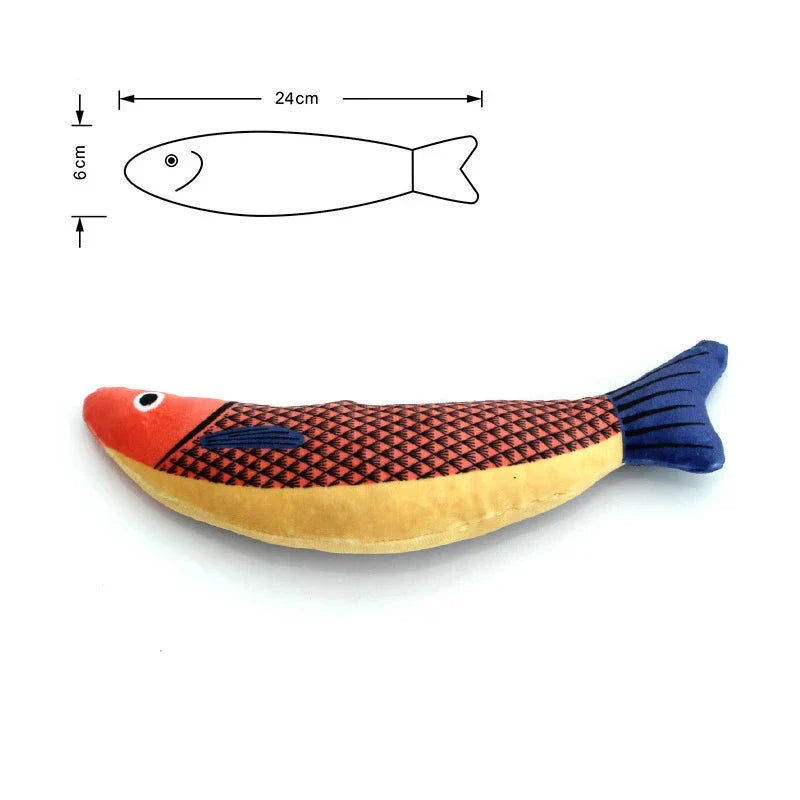 Interactive 3D Goldfish Catnip Toy for Kittens-My Little Pet