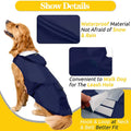 Reflective Waterproof Dog Raincoat with Hood for All Sizes-My Little Pet