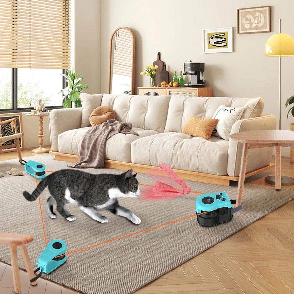 Interactive Cat Toy Wheel - Adjustable Speed Treadmill with Simulated Hunting for Indoor Cats-My Little Pet