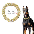 Elegant Diamond Inlaid Dog Collar - Reflective, Lightweight Necklace for Pets-My Little Pet